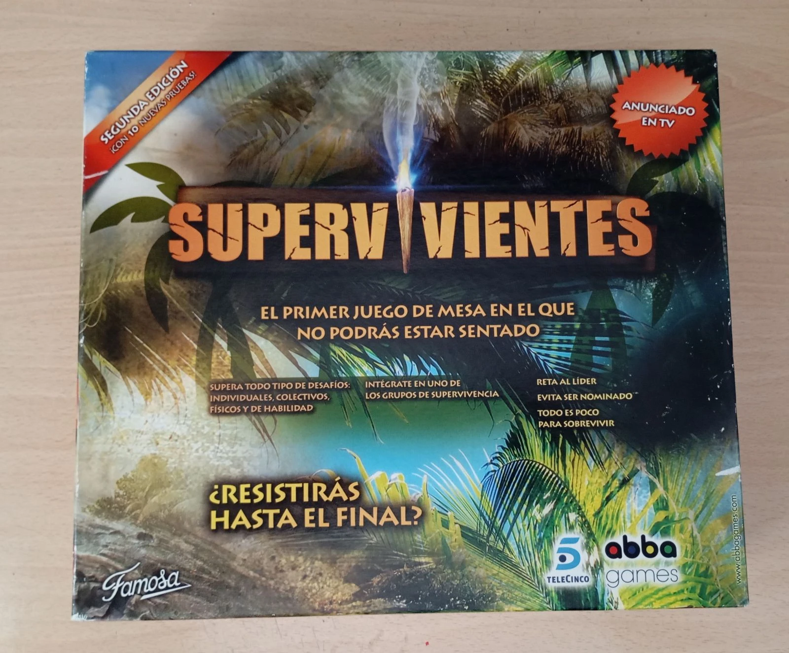 Juego de mesa Supervivientes.